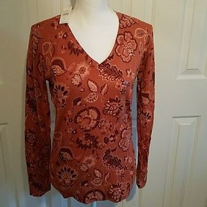 NWT Ann Taylor LOFT Outlet floral sweater